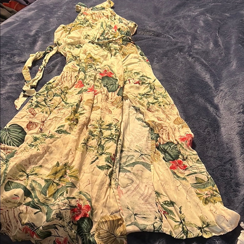 Floral Print Maxi Dress